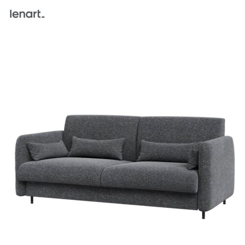 LOVOS KONCEPCIJA BC-18 – Sofa 140, skirta BC-01 – grafito spalvos ART 82630 / baltas priekis