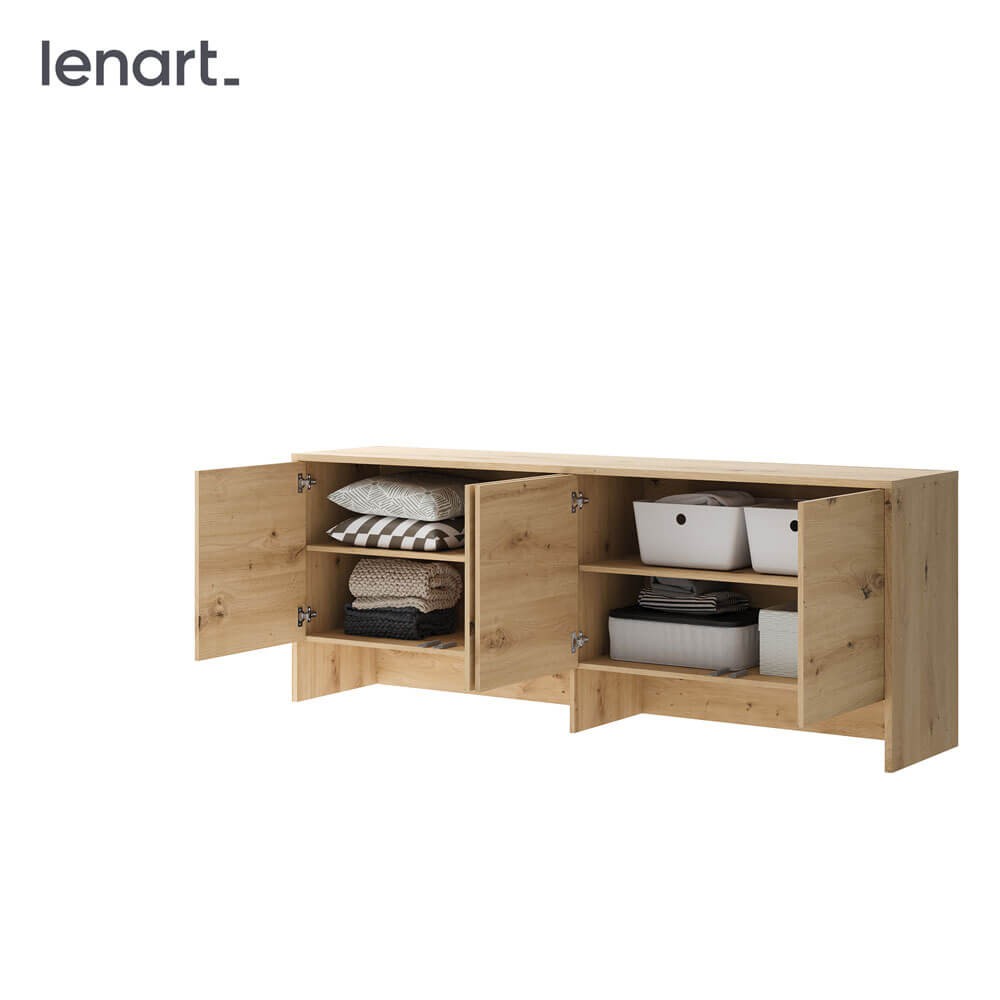 LOVOS KONCEPCIJA BC-10 - BC-05 prailginimas - ąžuolas iš dirbtinio medžio