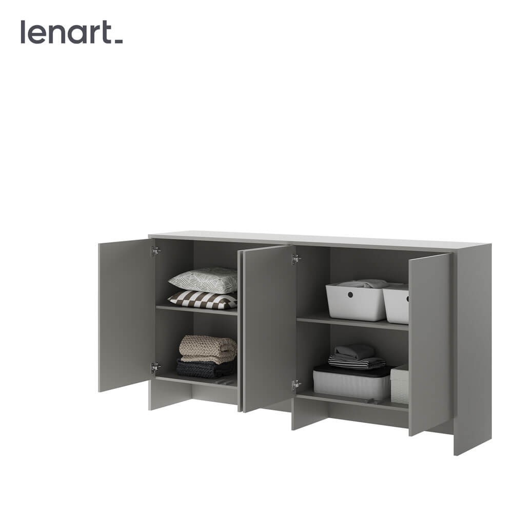 BED CONCEPT BC-11 - prailginimas BC-06 - pilka