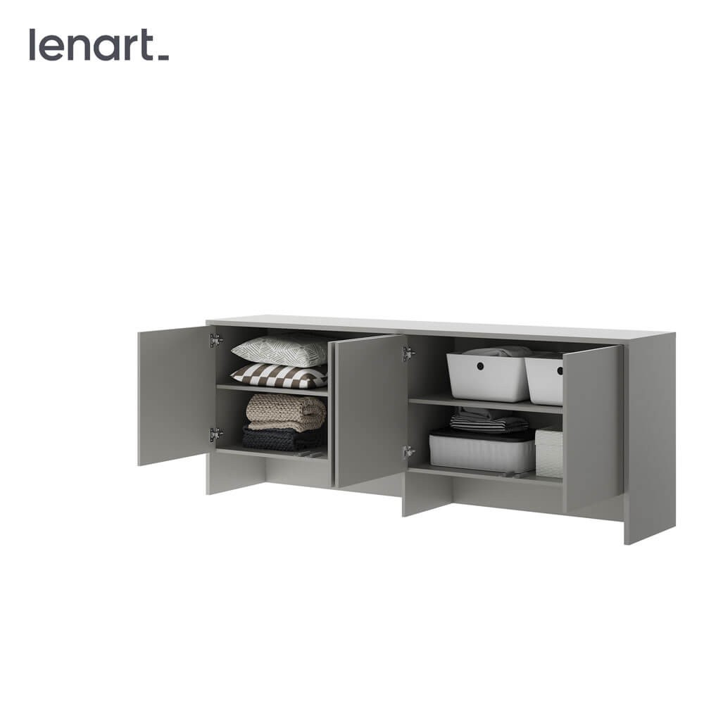 BED CONCEPT BC-10 - prailginimas BC-05 - pilka