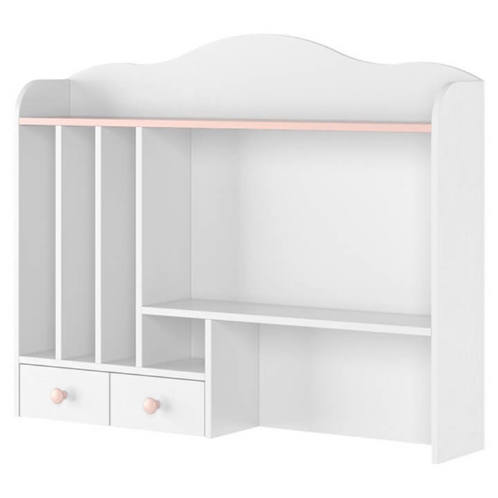 LUNA LN-04 stalo prailginimas, balta/rožinė