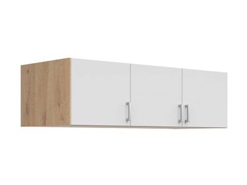 Spintos prailginimas BRANDO 3, ąžuolas/tekstilė/balta