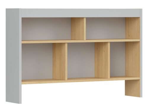 NANDU prailginimas 100 cm šviesiai pilka/poliruotas ąžuolas