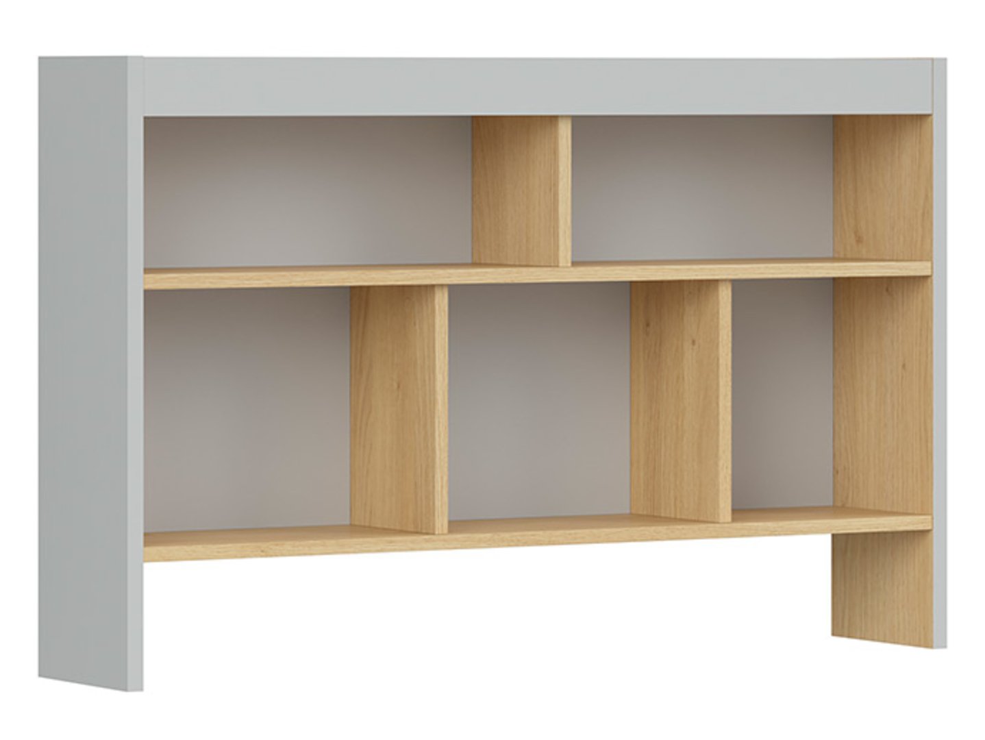 NANDU prailginimas 100 cm šviesiai pilka/poliruotas ąžuolas