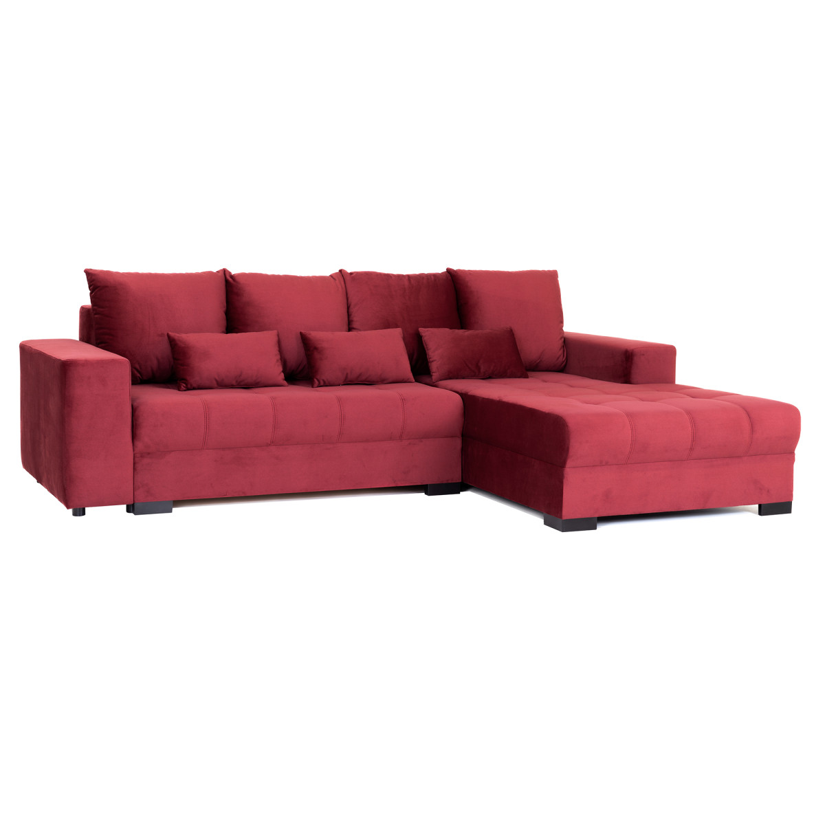 Auksinė kampinė sofa