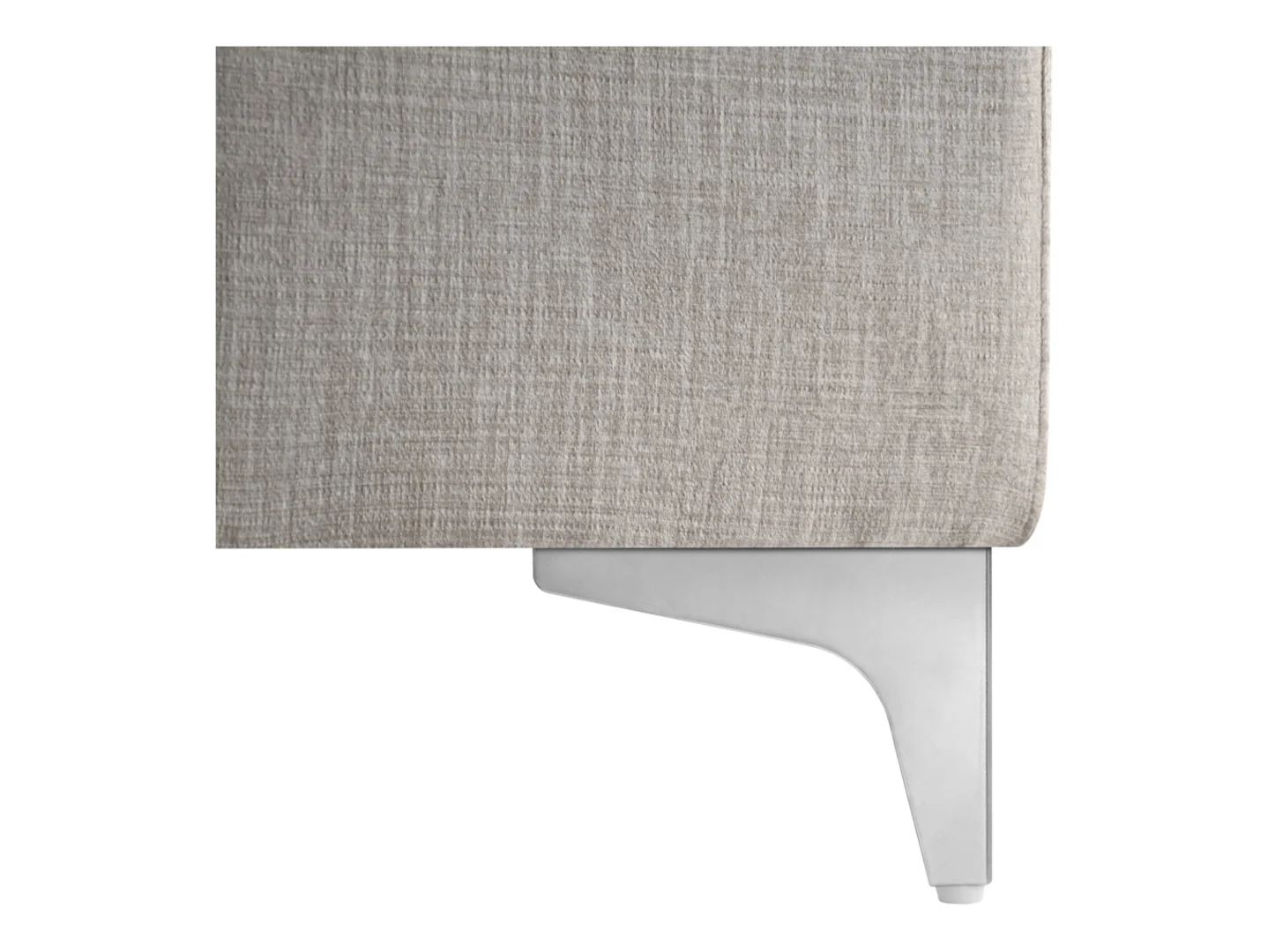 Ariado kairės pusės kampinė sofa su daiktadėže ir reguliuojamu atlošu, smėlio spalvos aksomas — изображение 3