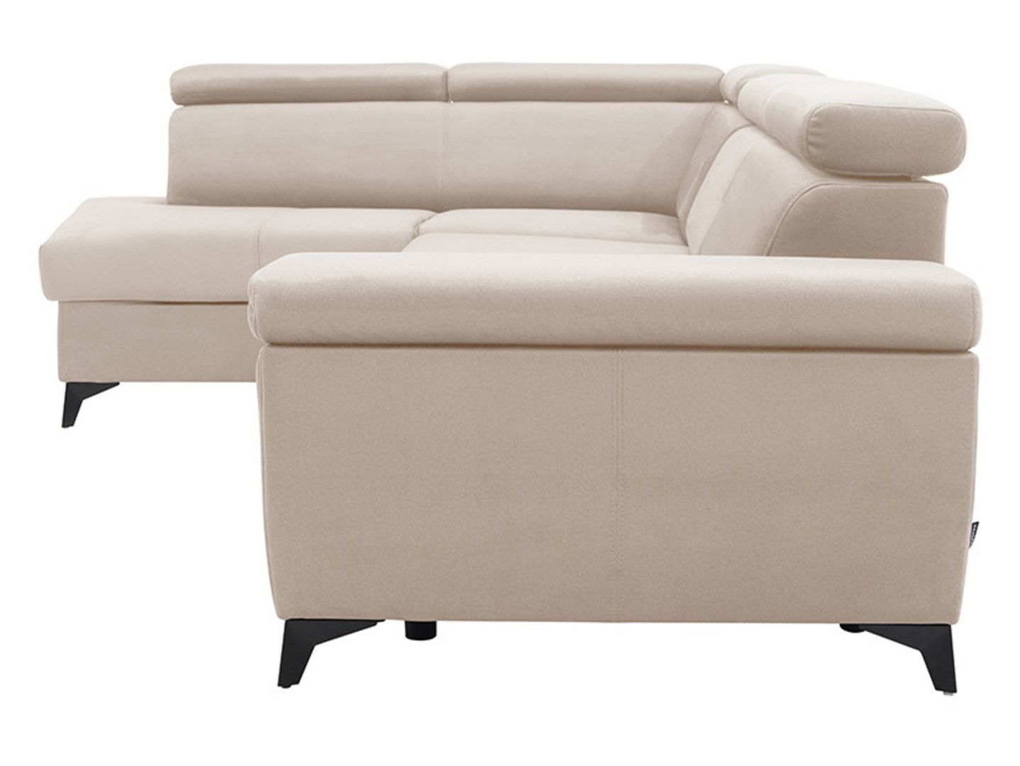 Kairysis išskleidžiamas kampinis sofas su dėžute ant pakeltų kojelių MELLOW Element 17 — изображение 7