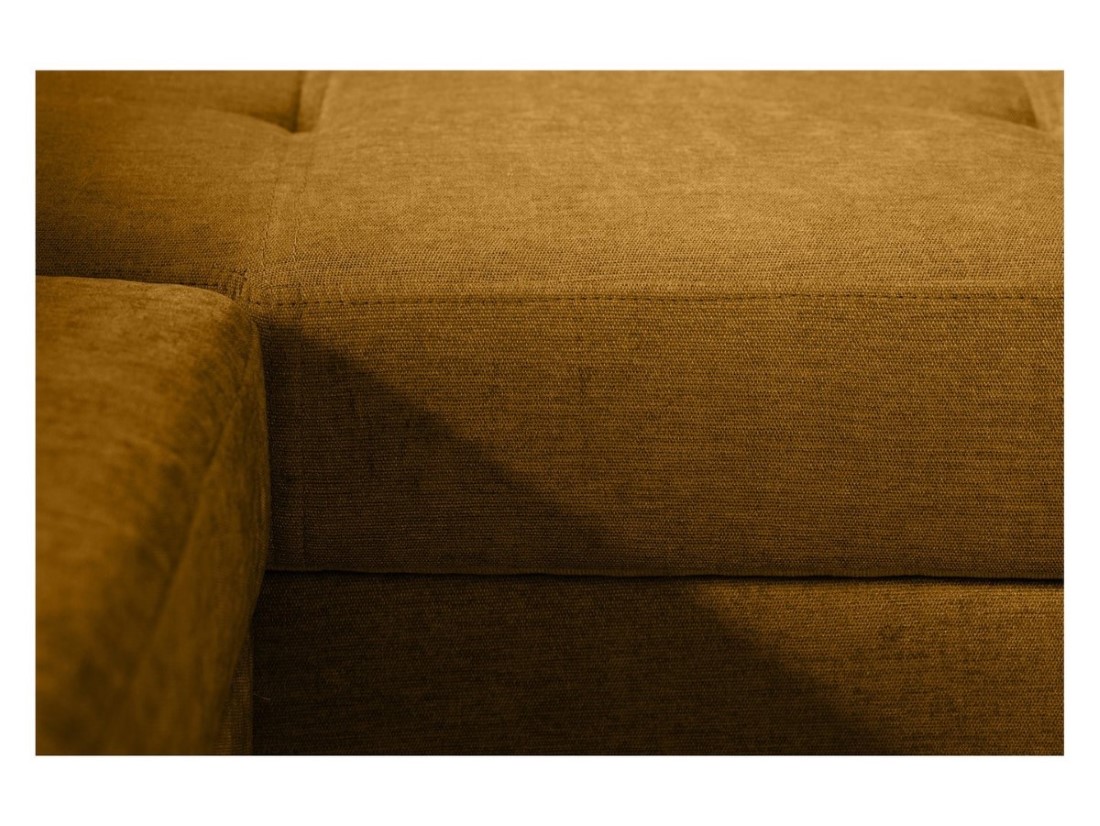 Simba universali kampinė sofa, išskleidžiama, su daiktadėže, geltona
