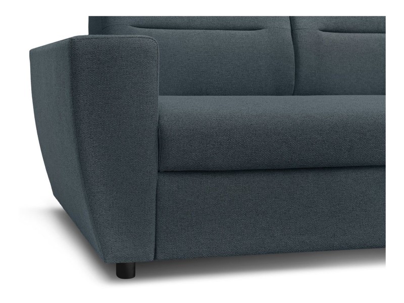 Universali kampinė sofa su miegojimo funkcija ir daiktadėže KIRTEN tamsiai pilka