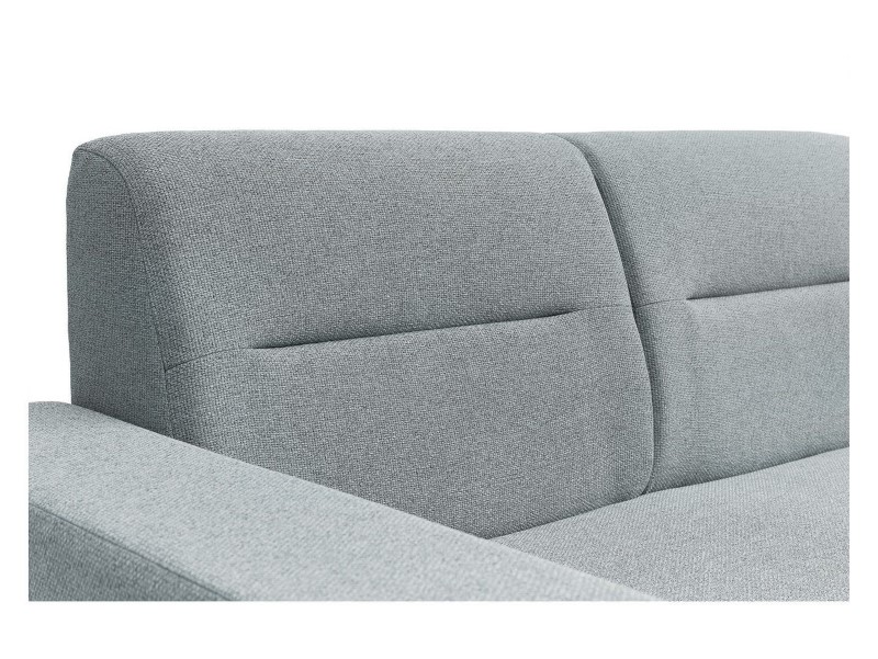 Universali kampinė sofa su miegojimo funkcija ir daiktadėže KIRTEN pilka