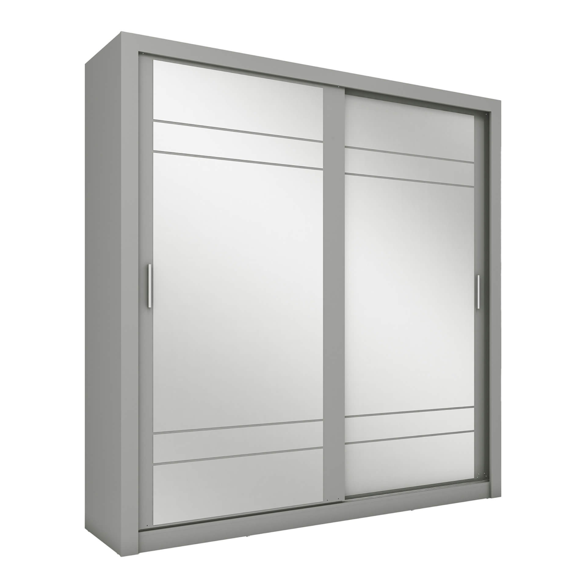 ARTI AR-08 dviejų durų stumdoma spinta, pilka