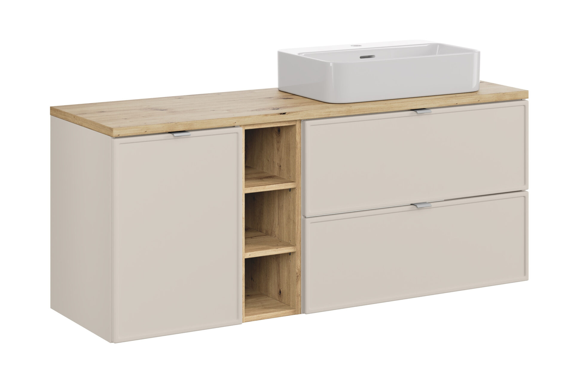 Bella Cashmere 140 cm su Artisan stalviršiu ir Trust kriaukle