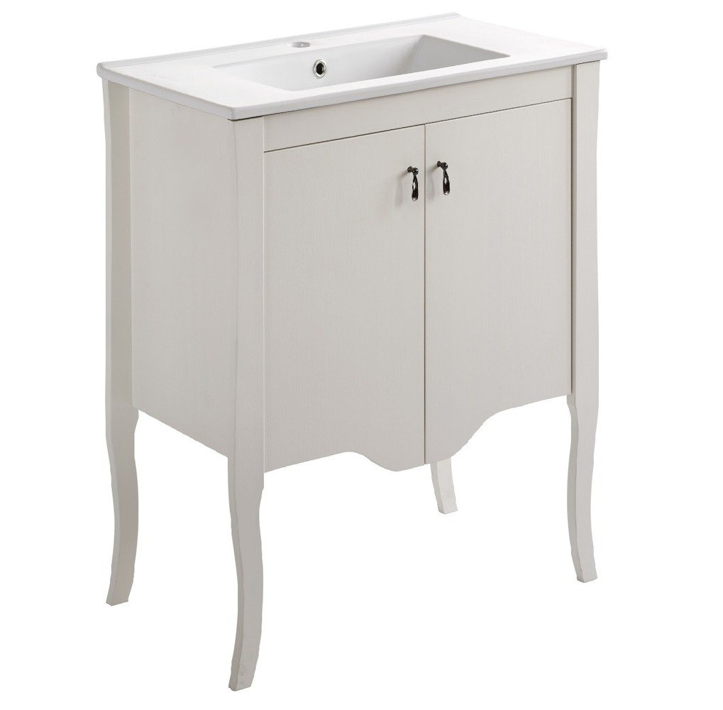 Medinė spintelė su praustuvu 60 cm Elisabeth