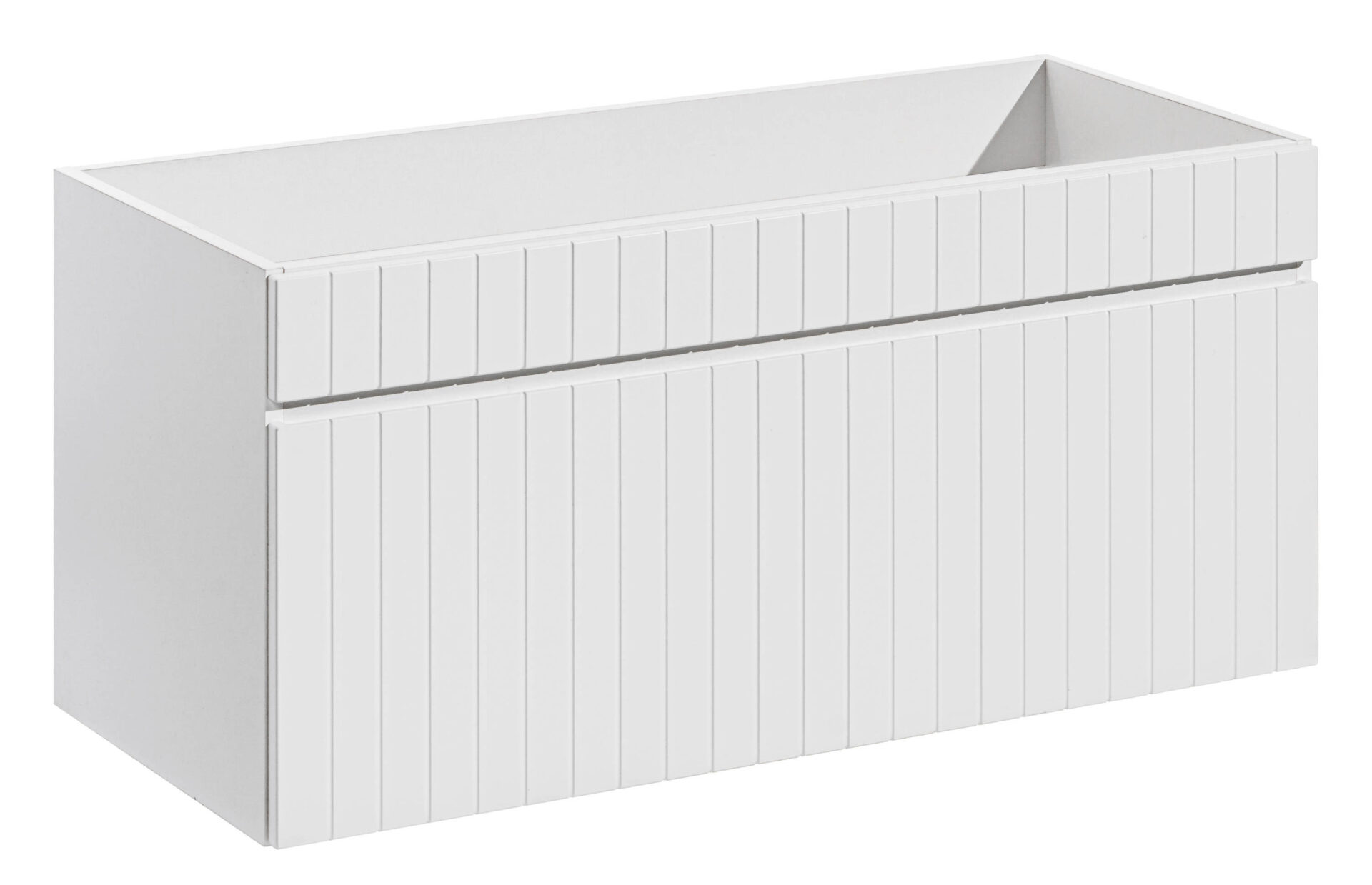 ICONIC WHITE 82-100-D-1S Praustuvo spintelė