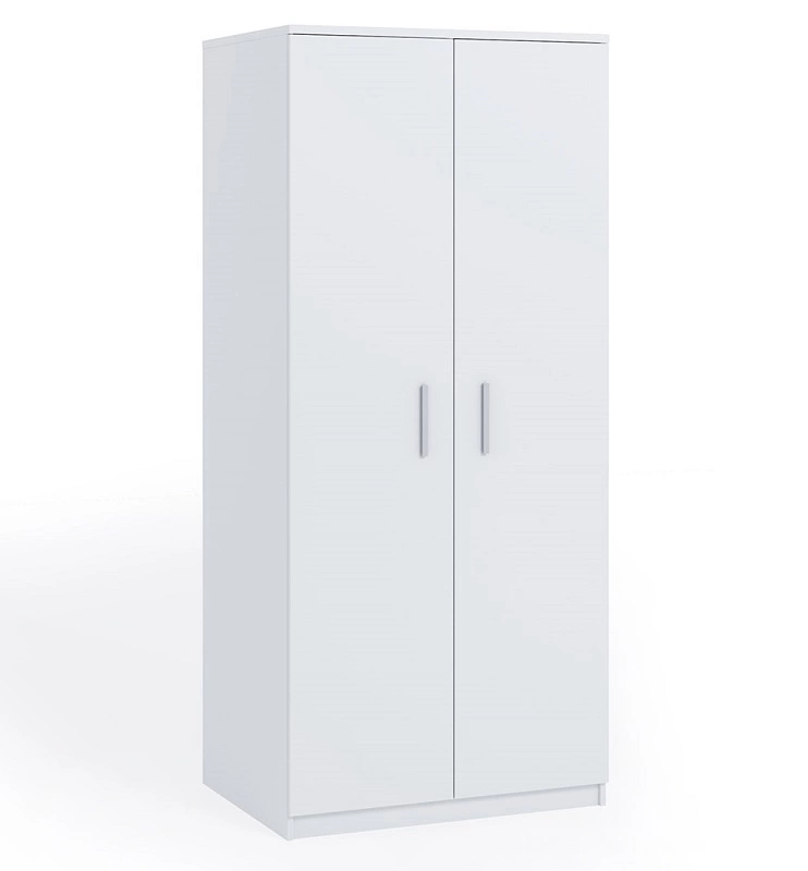 „Rico“ spinta, 90 cm, balta, funkcionalus baldas, klasikinės formos, ideali spinta miegamajam ar prieškambariui