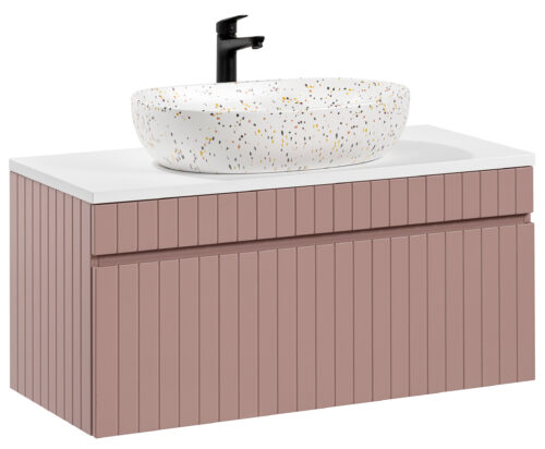 ICONIC ROSE 100 cm spintelė su LILI MW 21 praustuvu