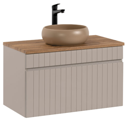 IKONIŠKA KAŠMYRO 80 cm spintelė su WIKI MC praustuvu