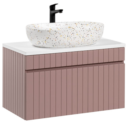 ICONIC ROSE 80 cm spintelė su LILI MW21 praustuvu