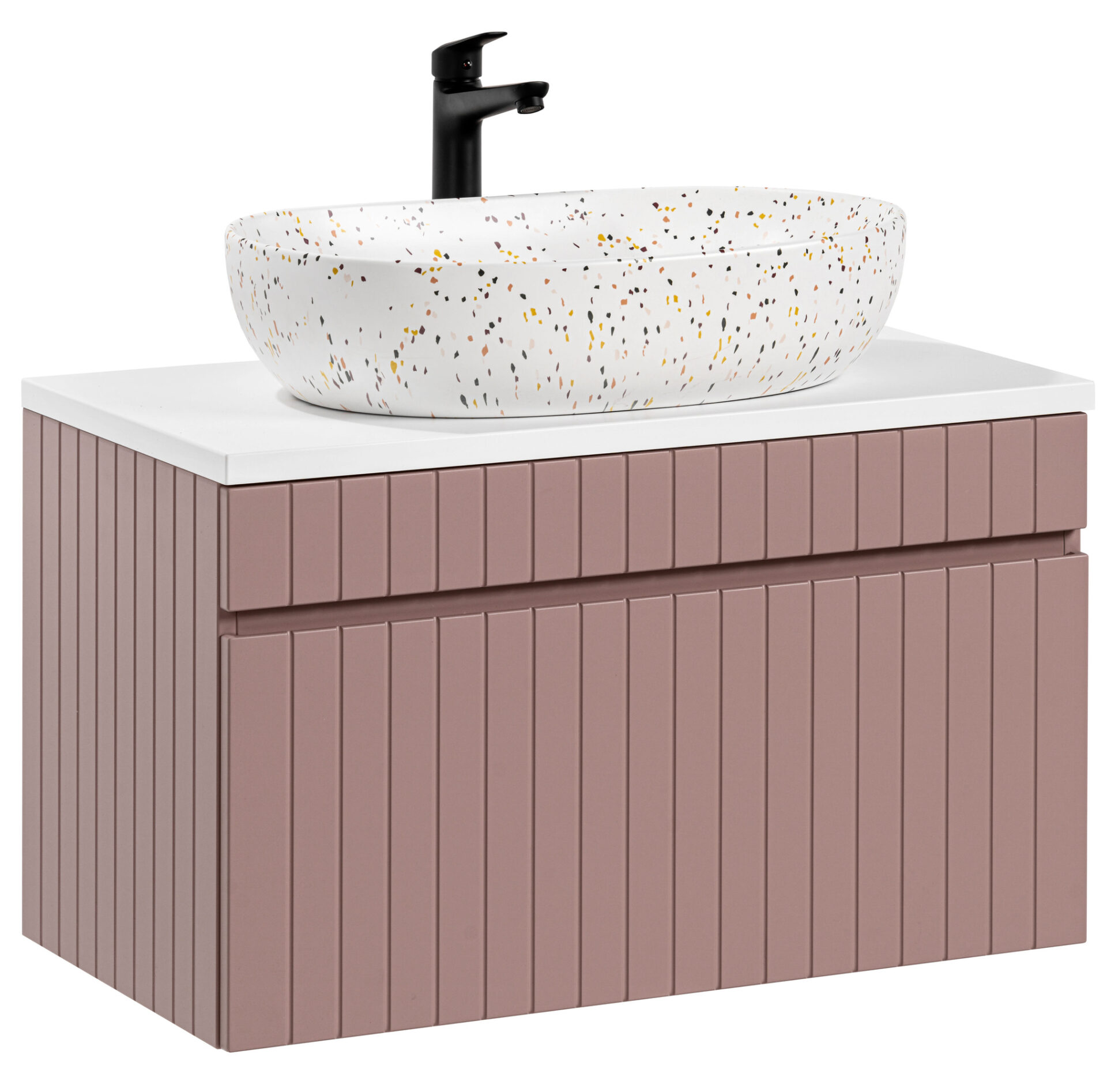 ICONIC ROSE 80 cm spintelė su LILI MW21 praustuvu