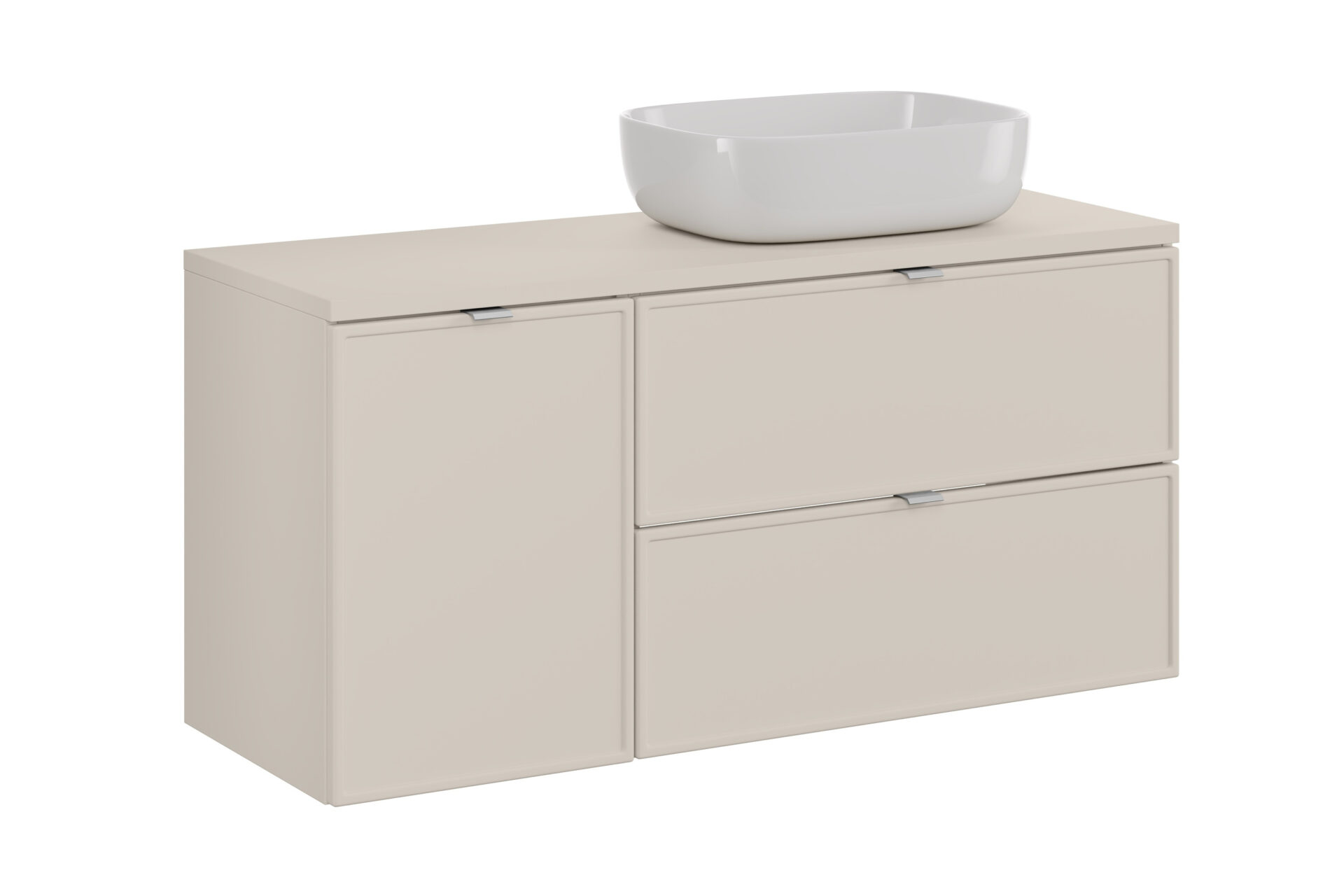 Bella kašmyro spintelė 120 cm su stalviršiu ir kriaukle