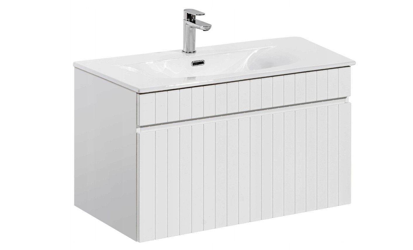 ICONIC WHITE 82-80-D-1S spintelė su Sky praustuvu