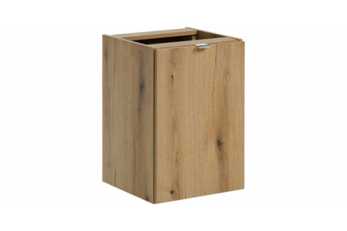 „Coast Evoke“ ąžuolinė spintelė po stalviršiu su skalbinių krepšiu, 40 cm