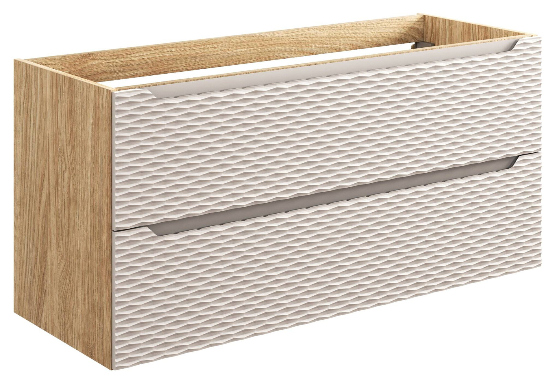 Praustuvo spintelė 120 cm, vandenyno smėlio spalvos