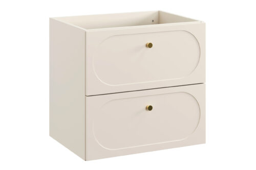 Donna Sand praustuvo spintelė su 2 stalčiais, 60 cm