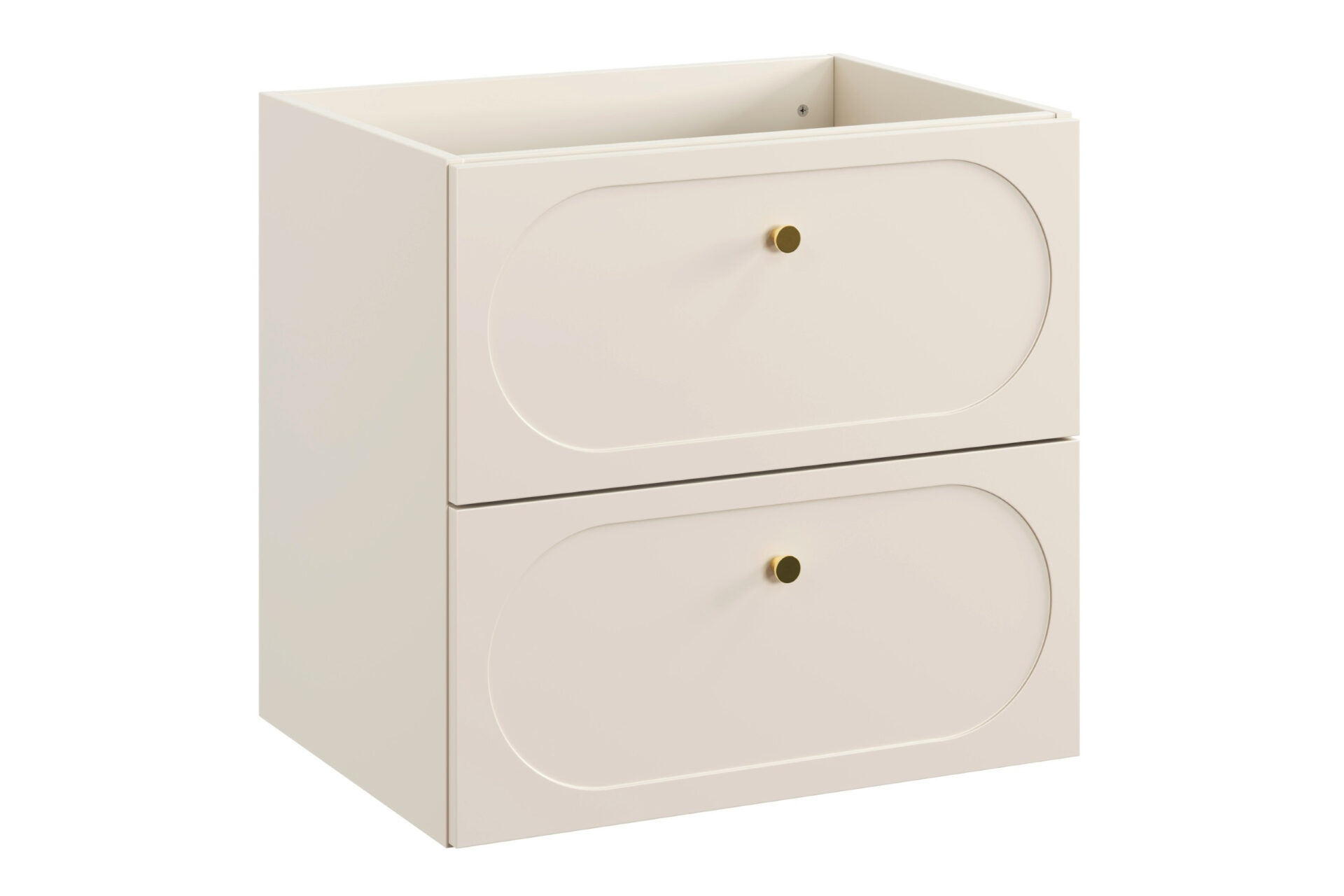 Donna Sand praustuvo spintelė su 2 stalčiais, 60 cm