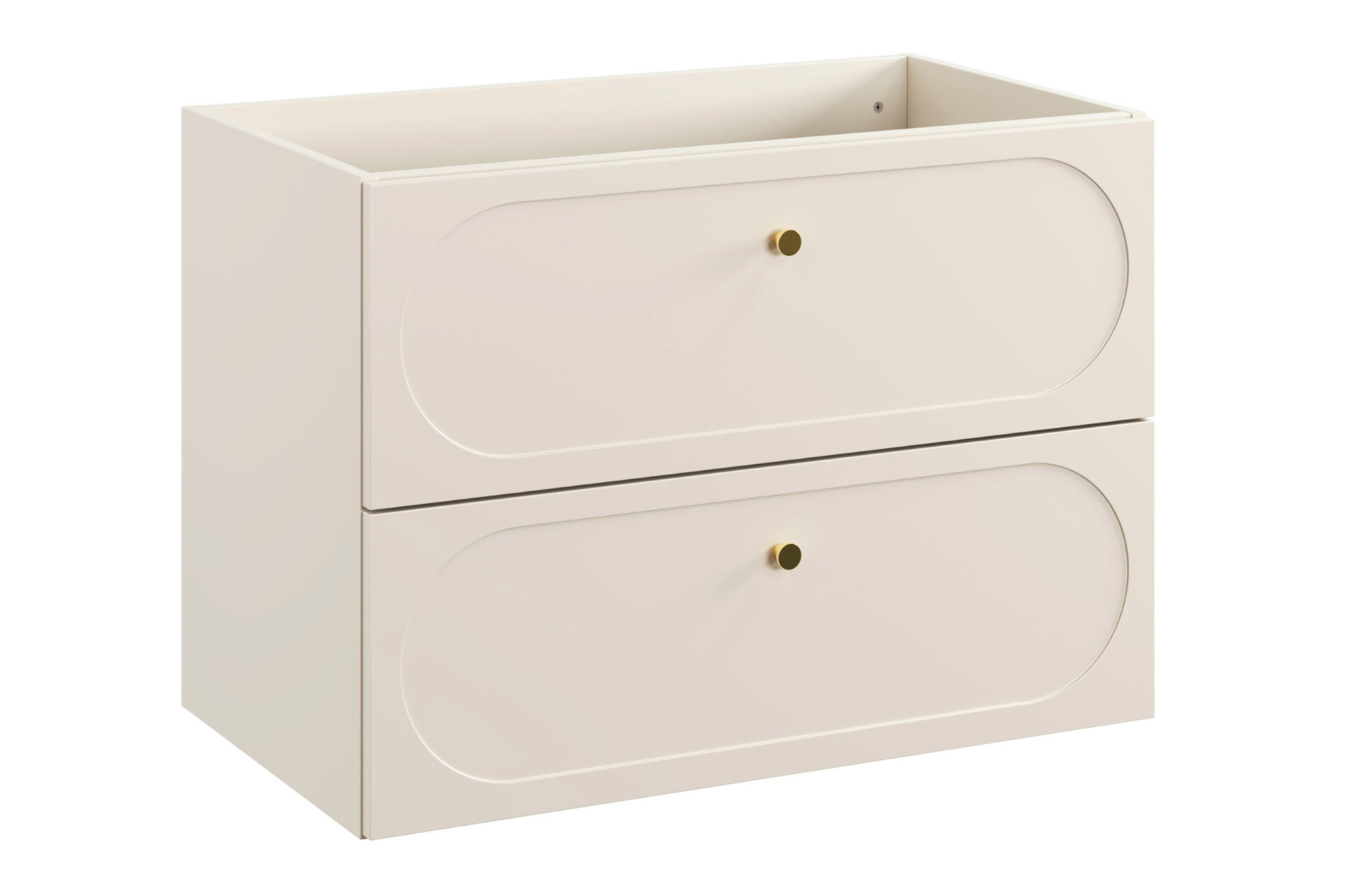 Donna Sand 80 cm praustuvo spintelė su 2 stalčiais