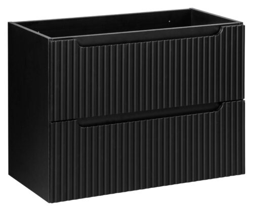 Praustuvo spintelė 80 cm NOVA BLACK