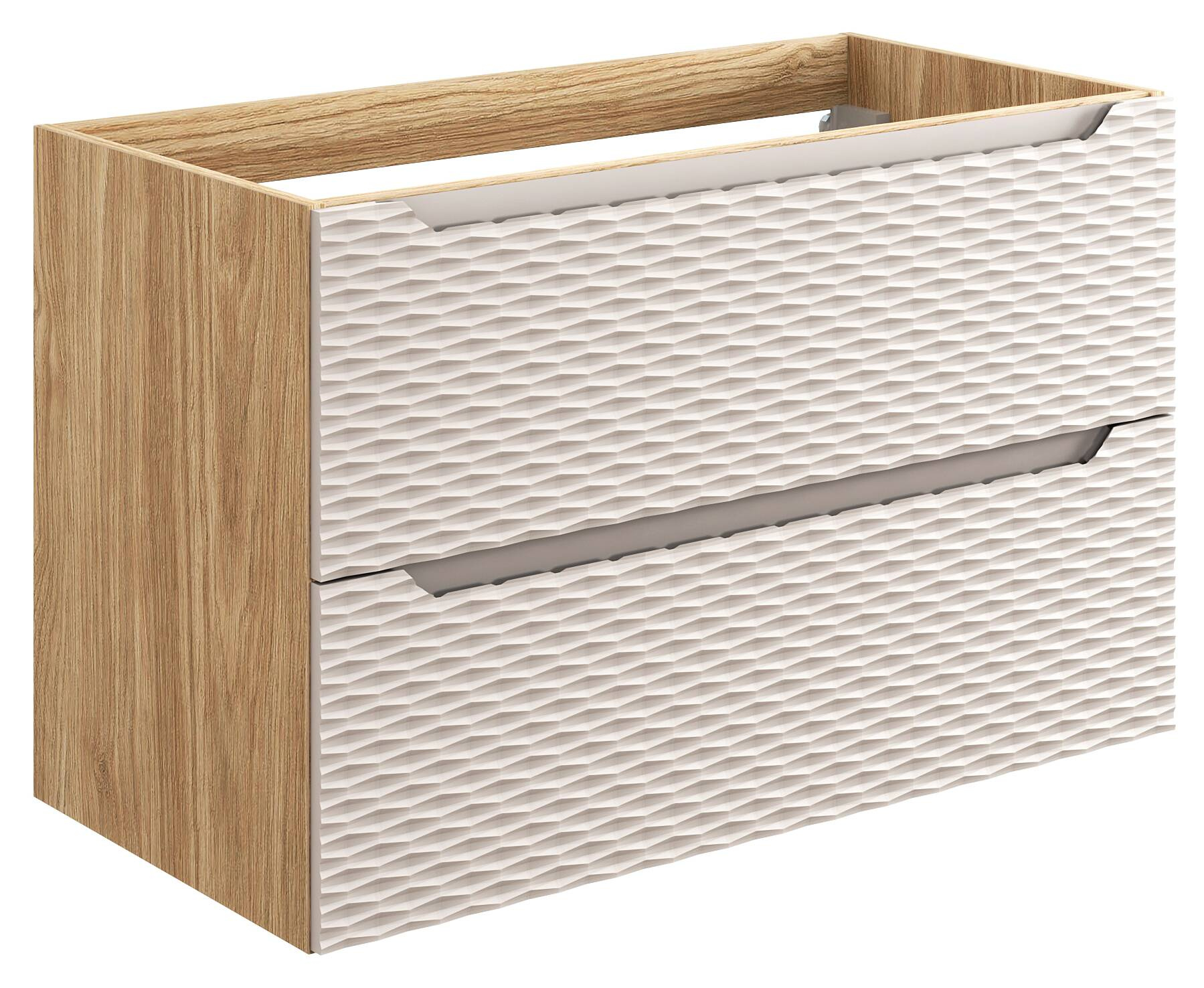 Praustuvo spintelė, 90 cm, vandenyno smėlio spalvos