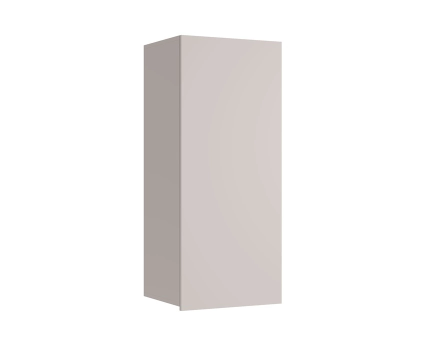 „Apulia“ 45 cm smėlio spalvos pakabinama spintelė, minimalistinio dizaino, stilinga vitrina svetainei, paprastos formos, tinkanti bet kokiam interjerui