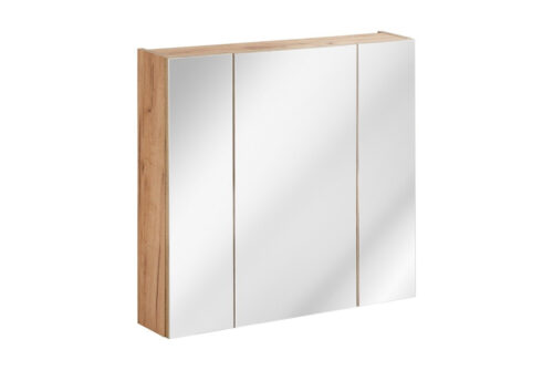 Capri ąžuolinė pakabinama veidrodinė spintelė 843