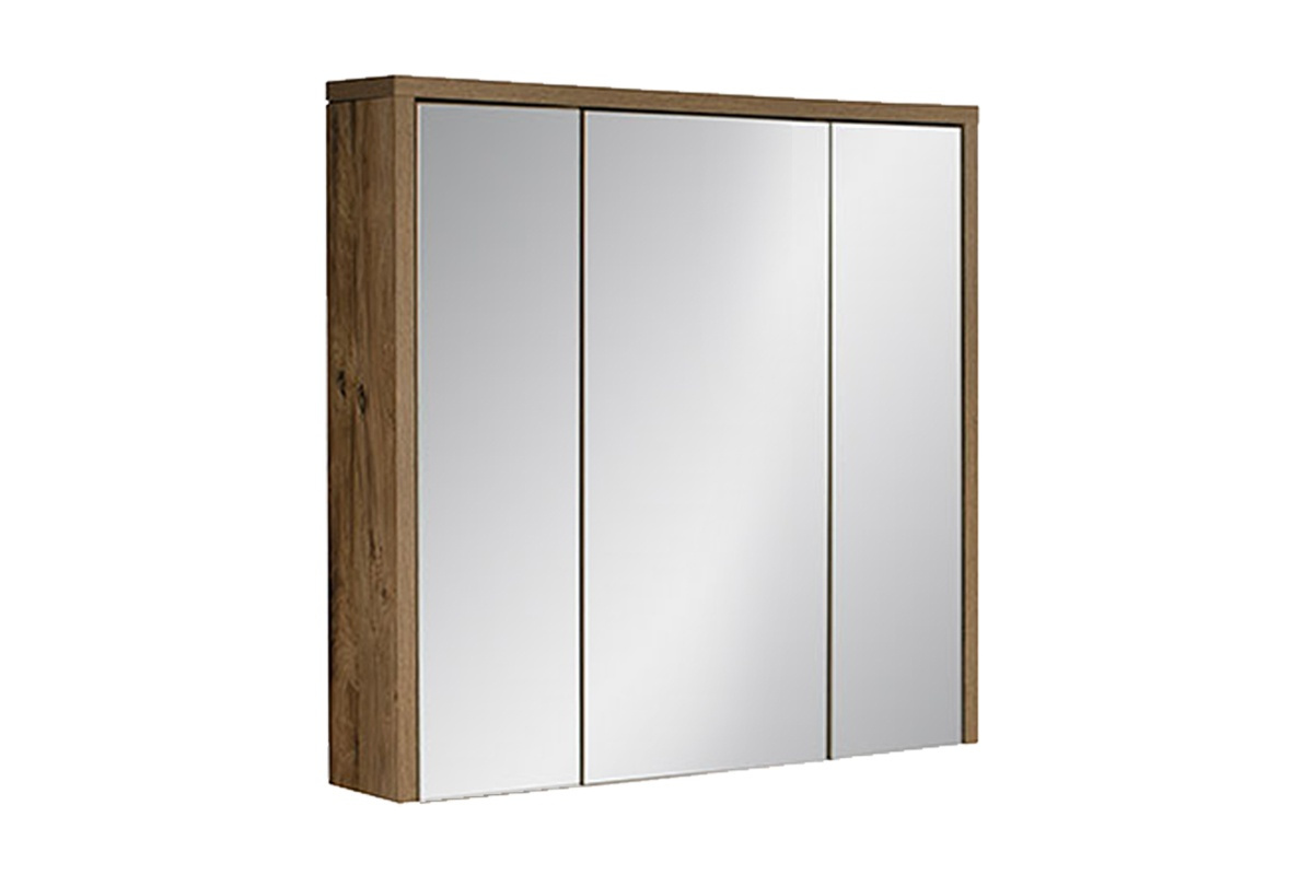 Veidrodinė spintelė 80 cm, 3 durys