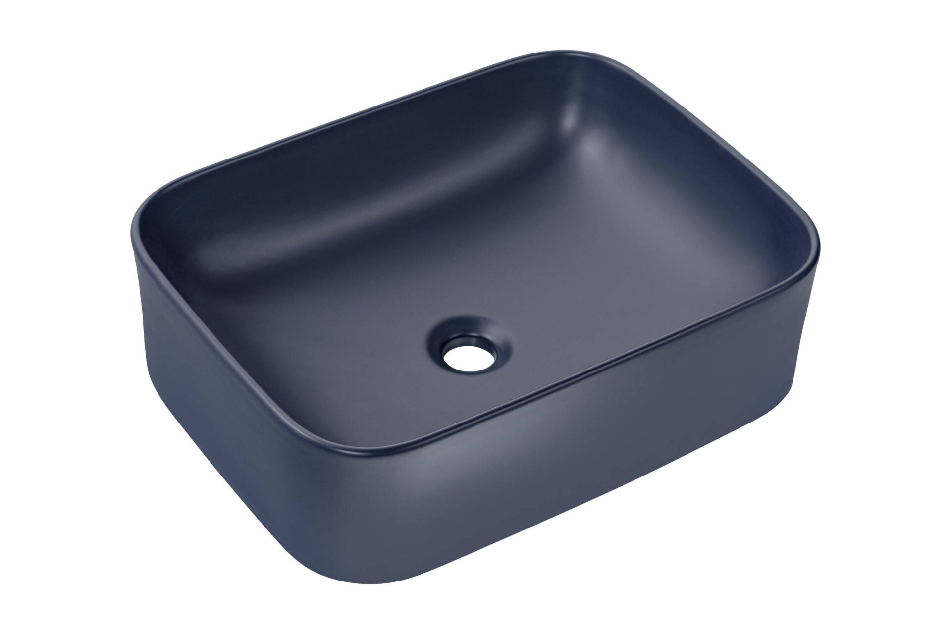 Keraminis stalviršio praustuvas UN-KAMA-MNB-50 matinės tamsiai mėlynos spalvos
