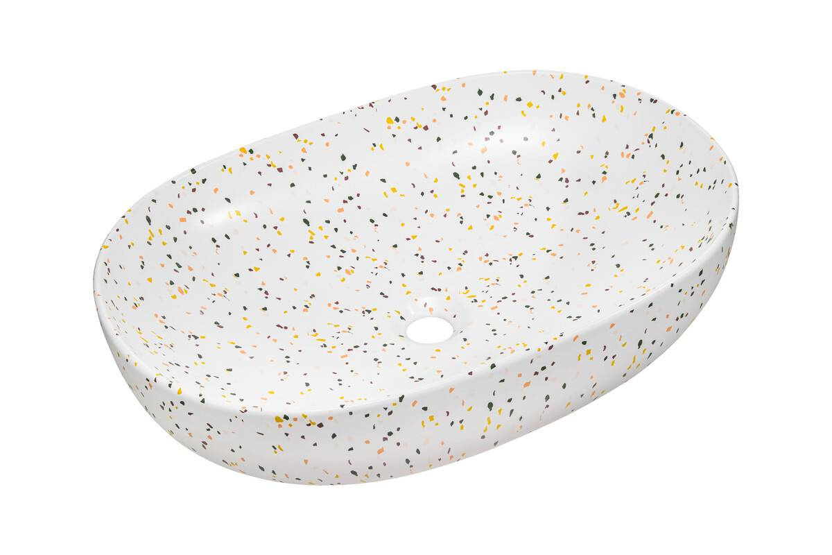 Keraminis stalviršio praustuvas UN-LILI-MW21, matinis teraco spalvos