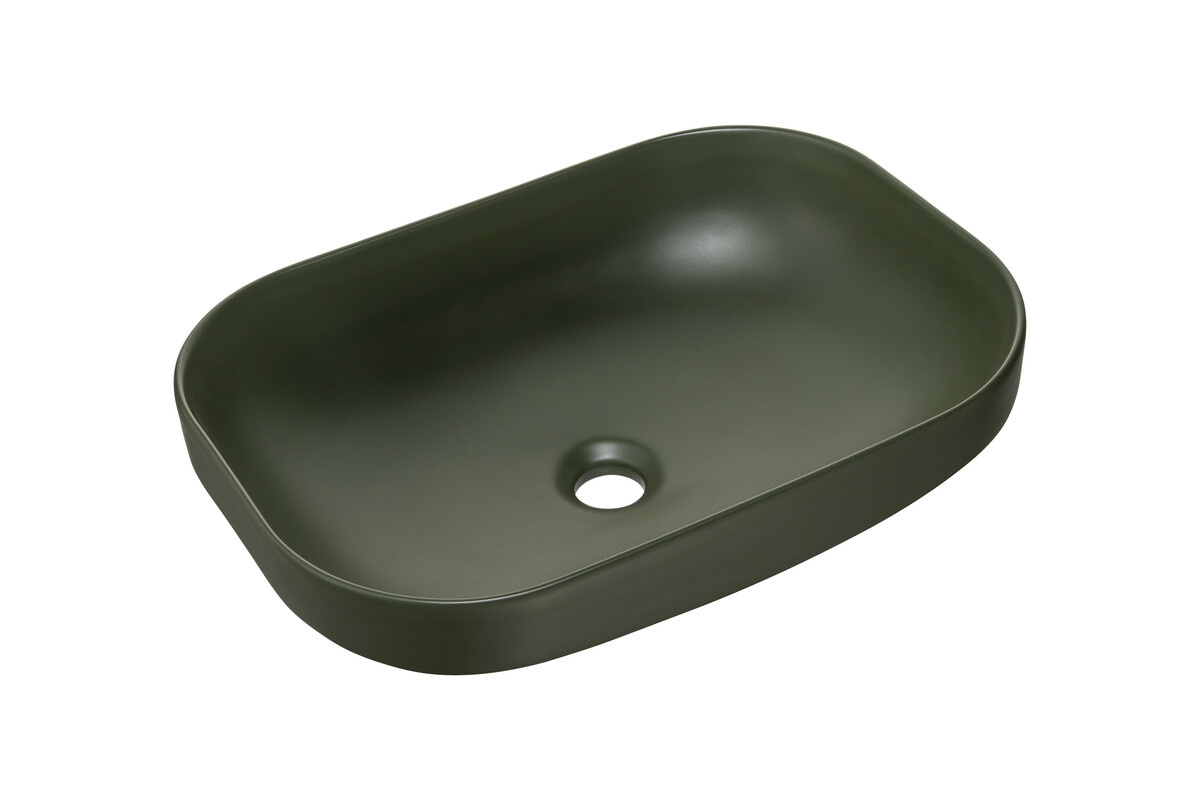Keraminis stalviršio praustuvas UN-NELI-MFG matinės žalios spalvos