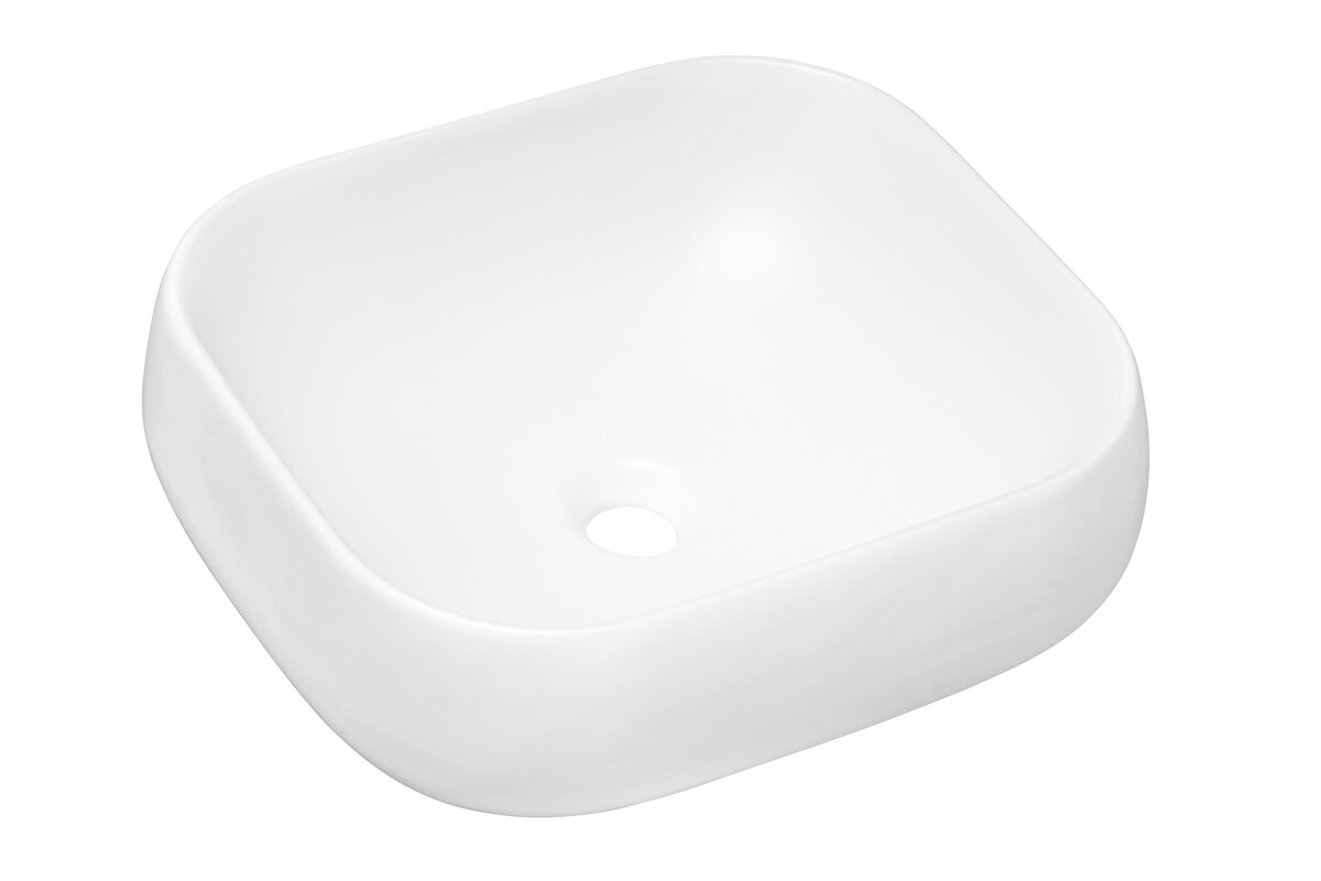 Keraminis stalviršio praustuvas UN-NIKA-MW 78103MW matinės baltos spalvos