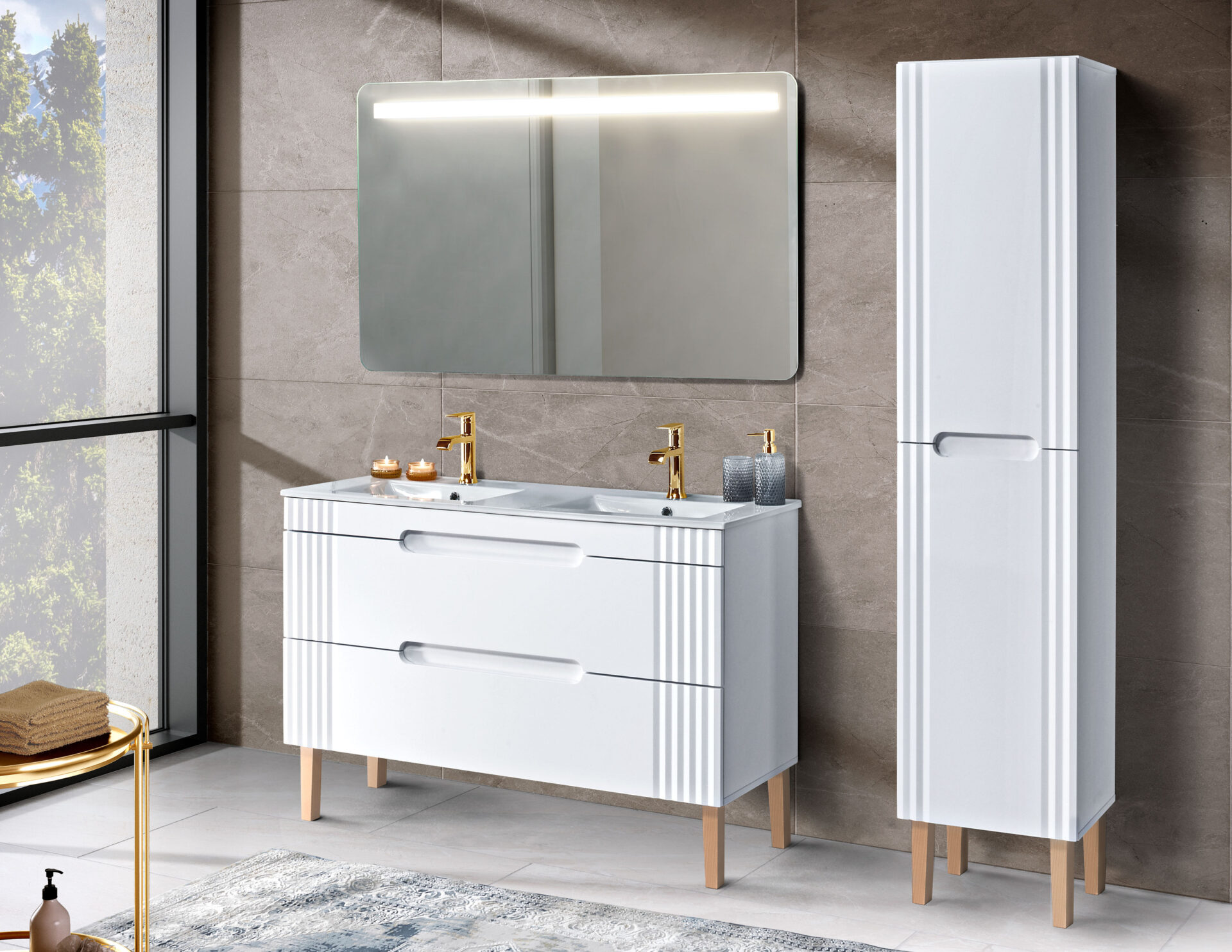 Komplektas 120 cm FIJI WHITE