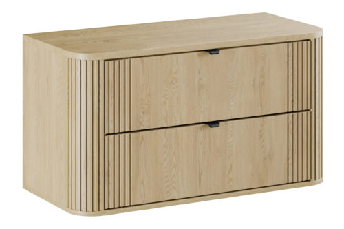 Praustuvo spintelės su stalviršiu komplektas 100 cm Ovalia Cremona