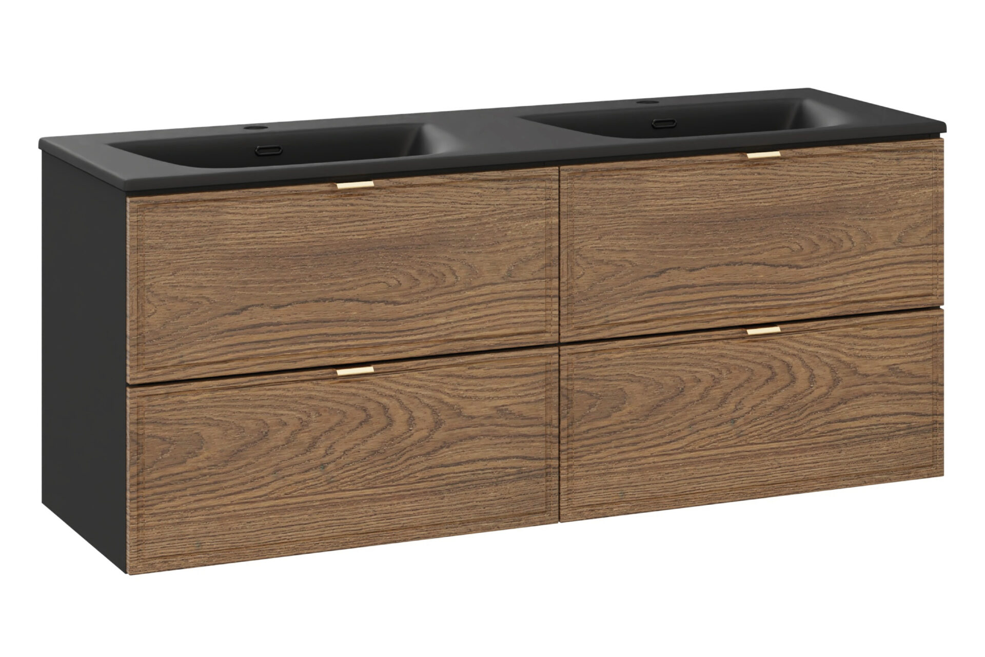 Talia Casella dvigubas praustuvas, 120 cm, 4 stalčiai