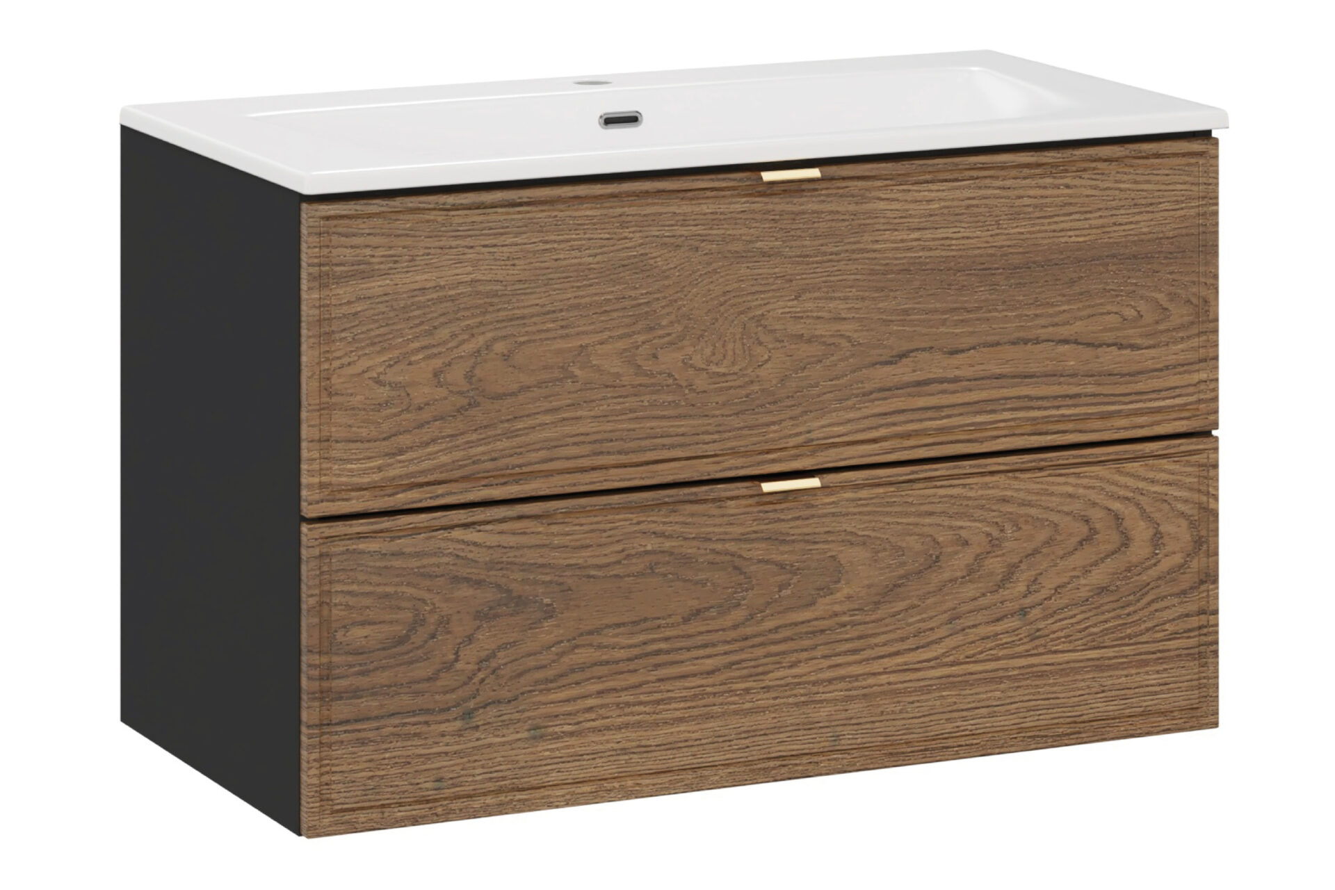 Praustuvo spintelės baldų komplektas 80 cm, 2 stalčiai, Talia Casella