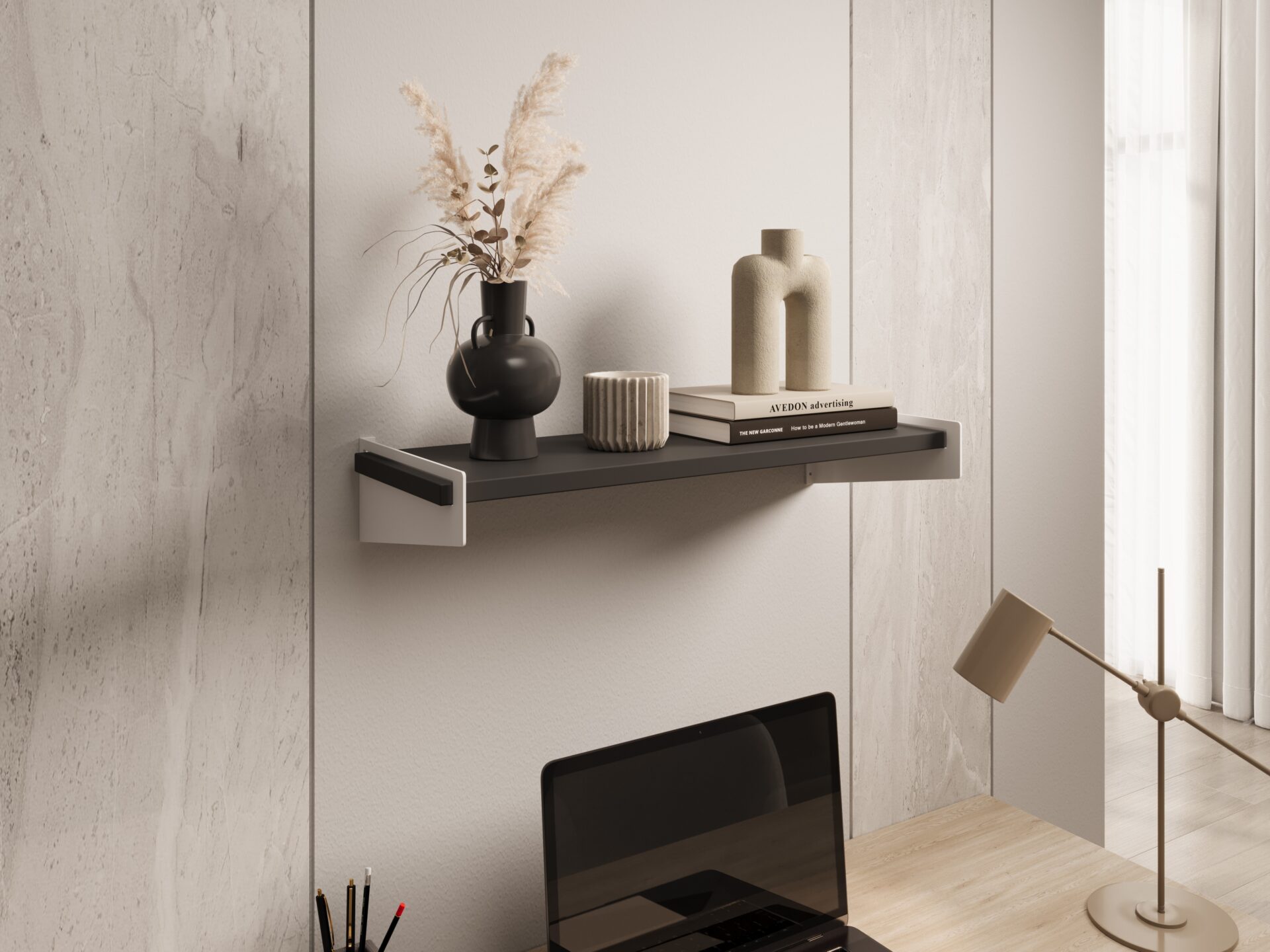 Ovo lentyna, balta/juoda, ADRK