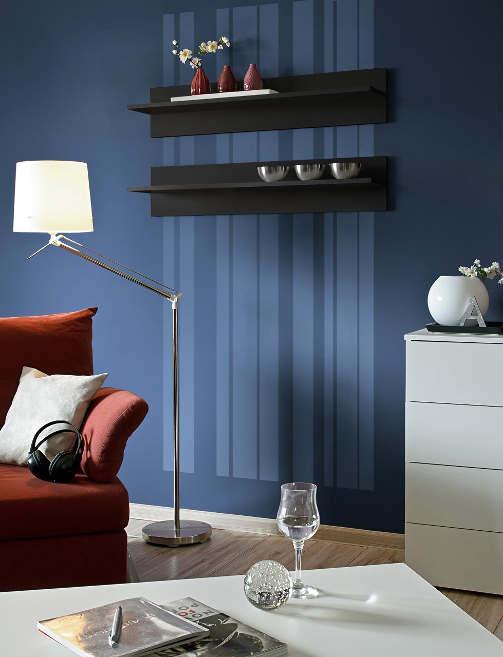 FLY pakabinama lentyna, juoda, ASM