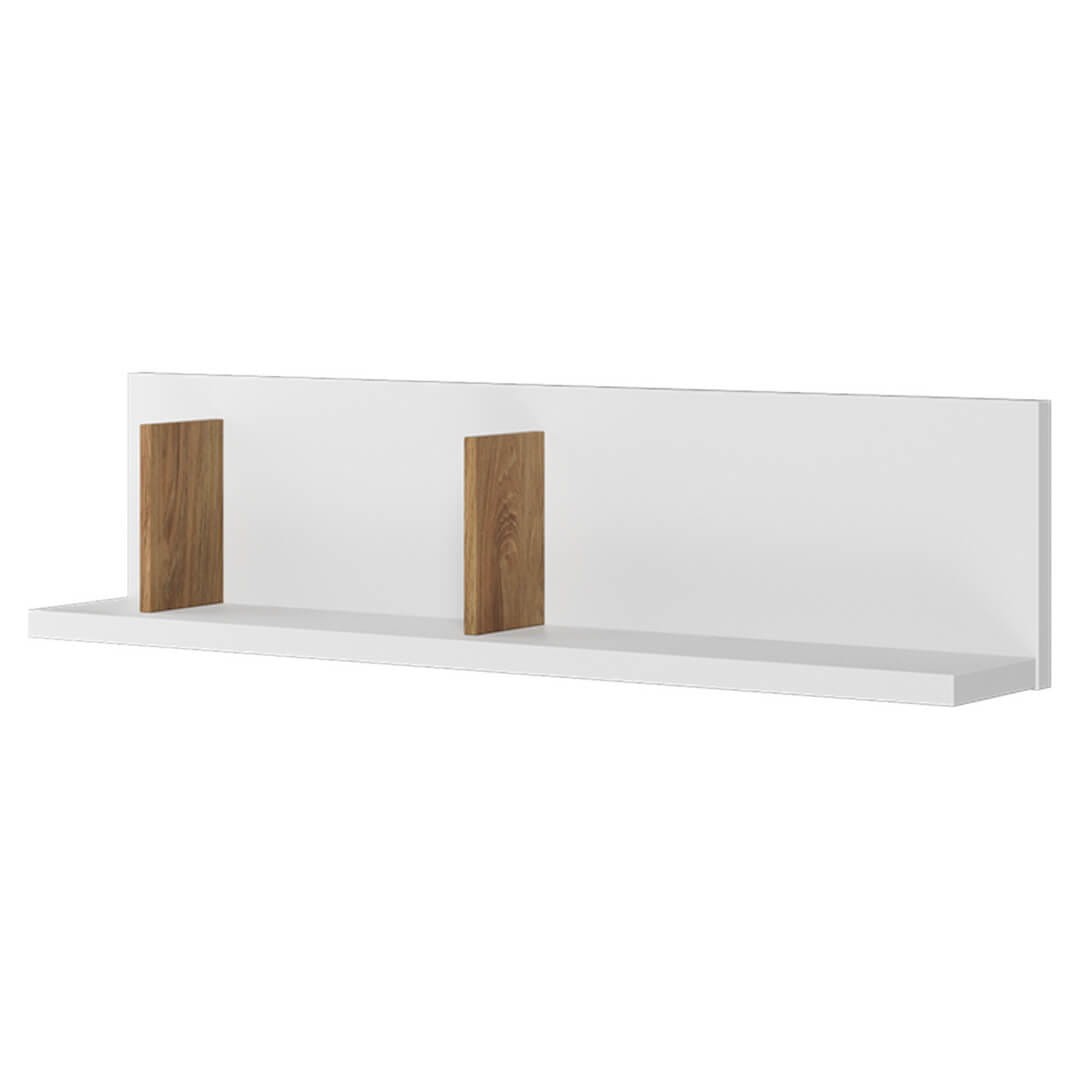 SIMI MS-07 lentyna balta / natūrali hikorija