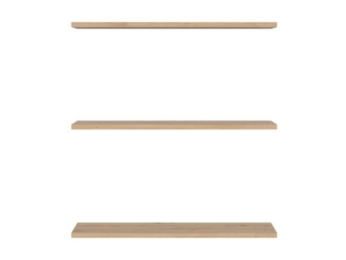 Dviejų durų spintos SPACE OFFICE lentynos, ąžuolo imitacija