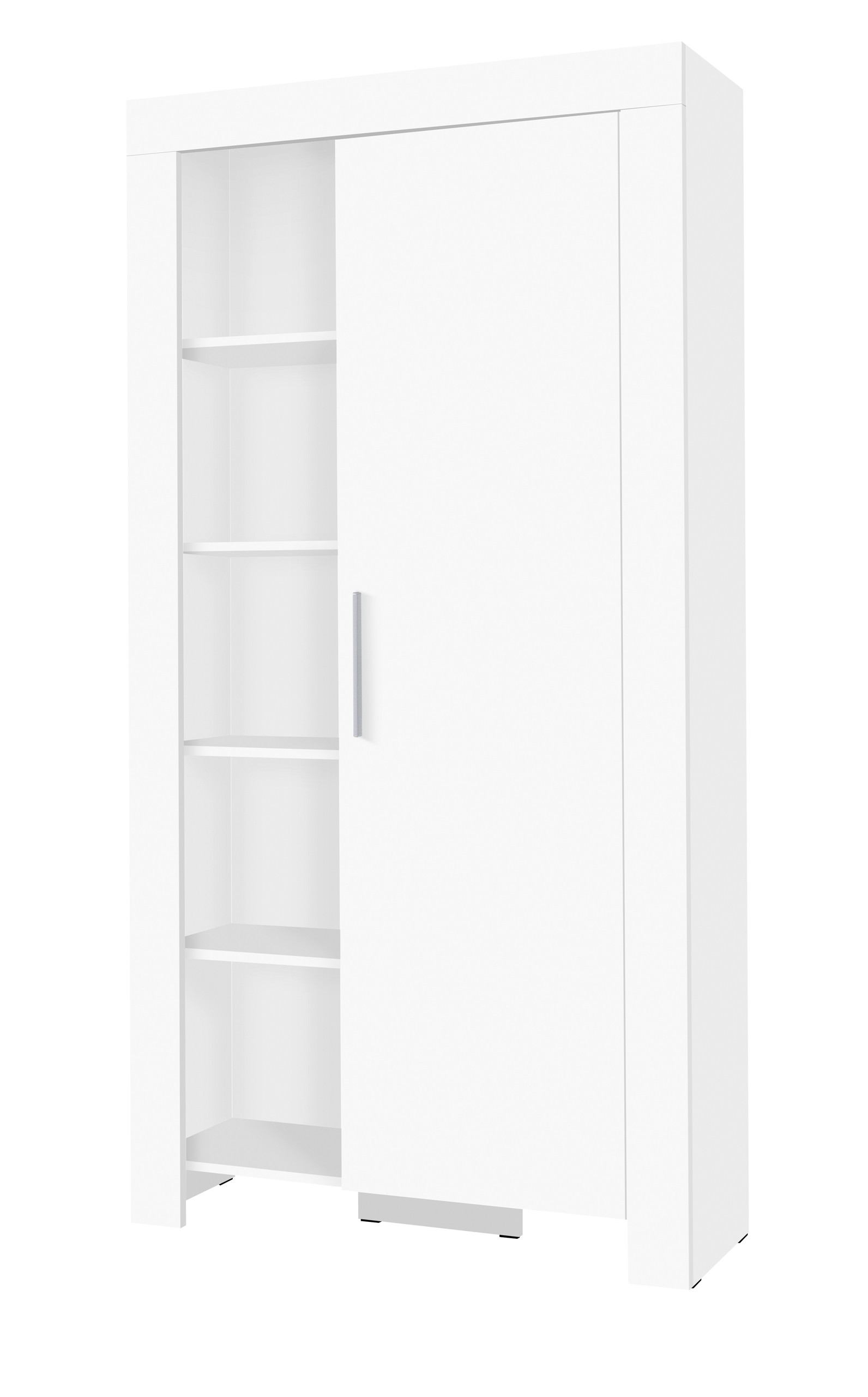 CESIRO balta ADRK knygų lentyna