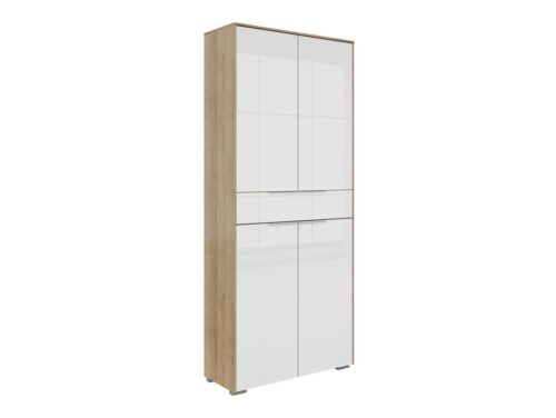 Nevada knygų lentyna su stalčiumi, 81 cm, Riviera ąžuolas