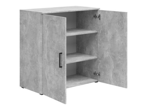 Dviejų durų „MultiDo“ spintelė, 80 cm, šviesi, ateljė